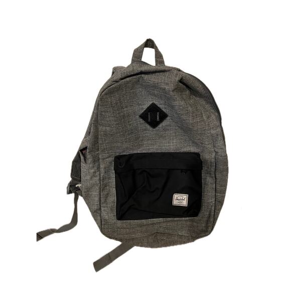 Herschel Gray Red Stripe Backpack - Picture 1 of 3